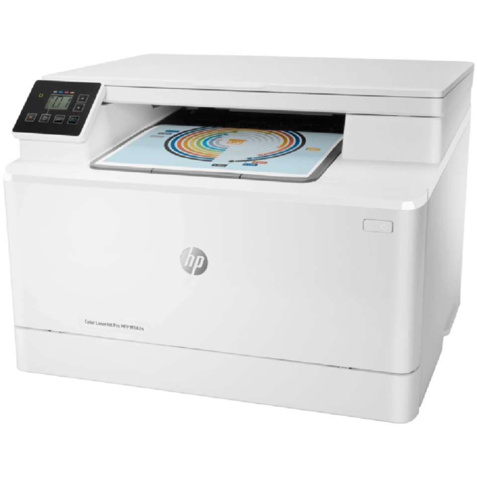 HP Printer Color LaserJet Pro MFP M182n (7KW54A)