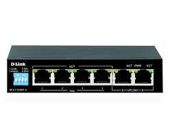 D-Link سويتش PoE ‏6 منافذ DES-F1006P