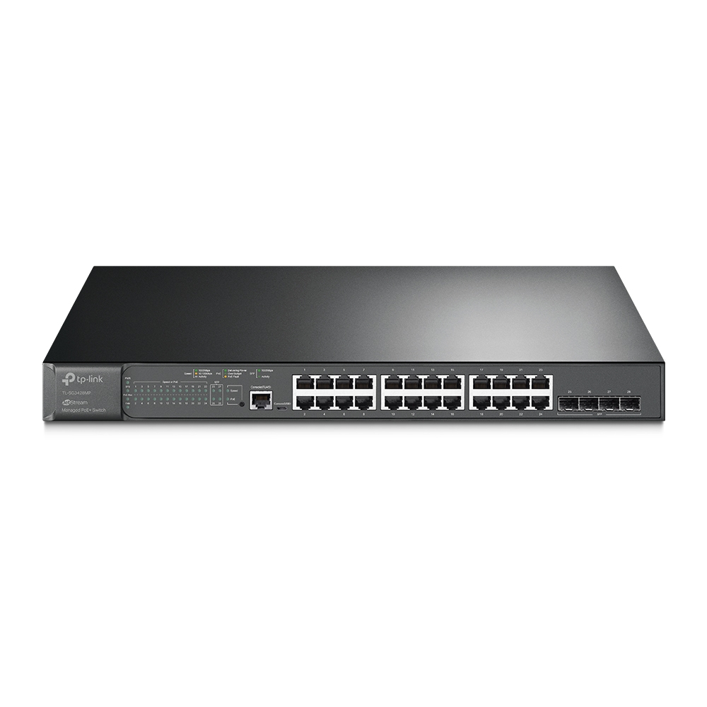 TP-Link سويتش L2+ Managed Gigabit ‏28 منفذ مع 24 PoE+ SG3428MP