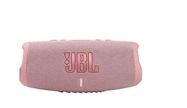 مكبر صوت محمول JBL Charge 5 باللون الوردي (JBLCHARGE5PINK)