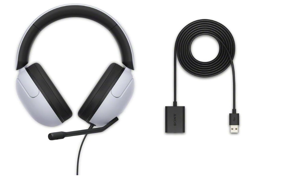 سماعة ألعاب لاسلكية Sony MDR-G300 باللون الأبيض (MDR-G300/WZE)