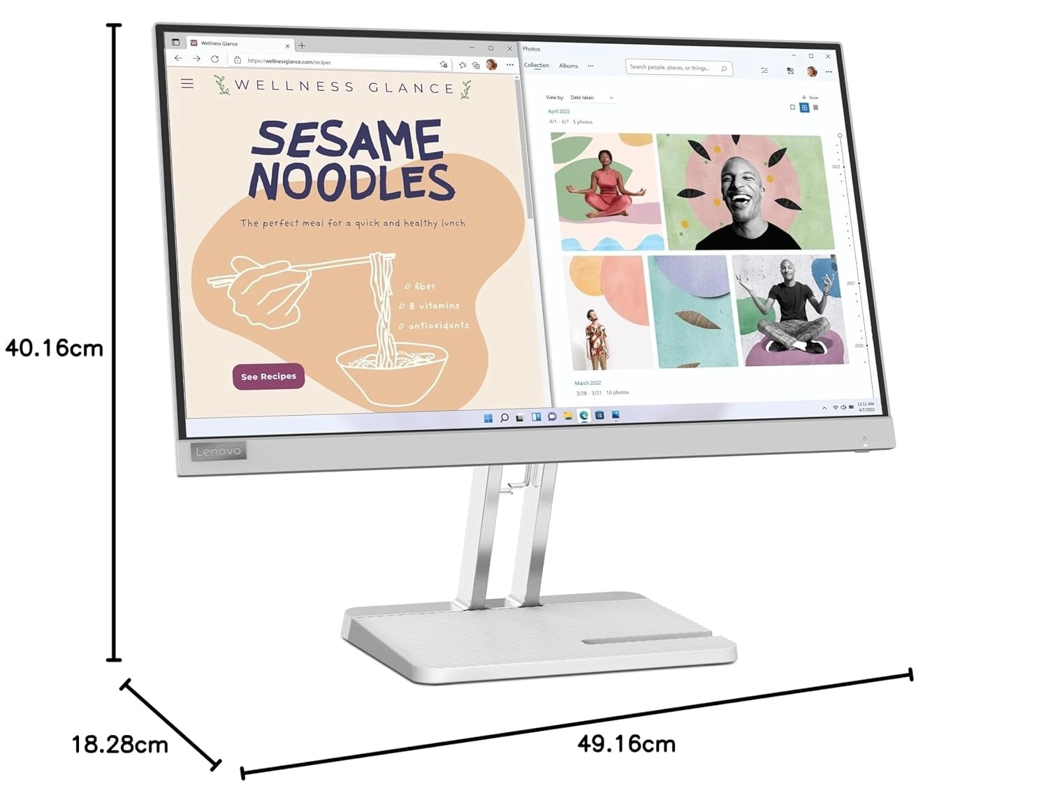 شاشة Lenovo L22E-40 (67AFKACBAE)