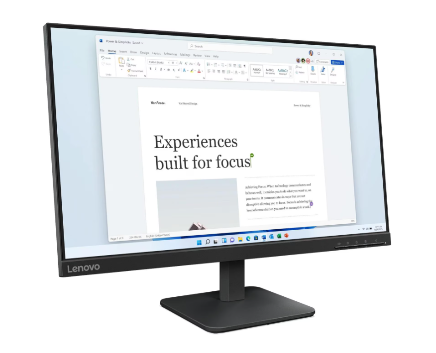شاشة Lenovo L24E-4E (68C2KAC1AE)
