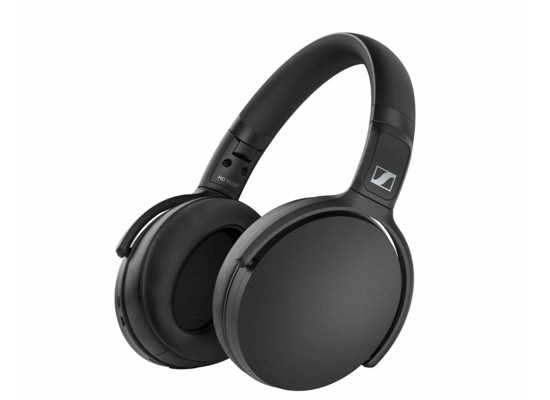 سماعة رأس لاسلكية Sennheiser HD 350BT باللون الأسود (508384)