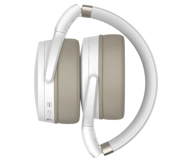 سماعة رأس لاسلكية Sennheiser HD 450BT باللون الأبيض (508387)