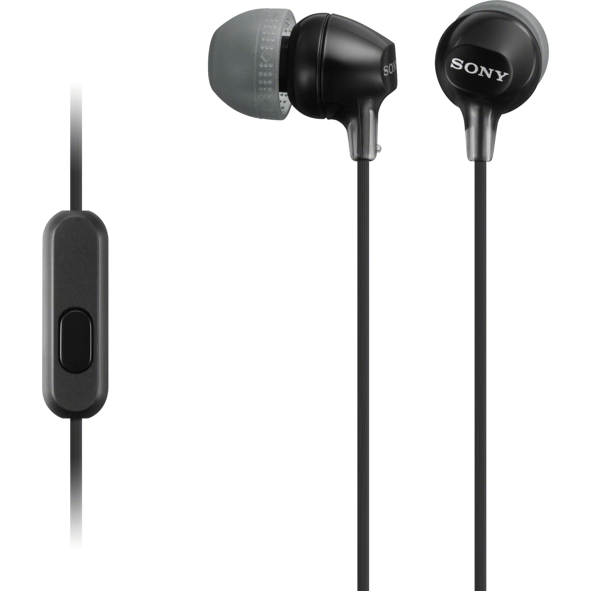 Проводные внутриканальные наушники Sony MDR-EX15AP, Чёрные (MDR-EX15APBZE)