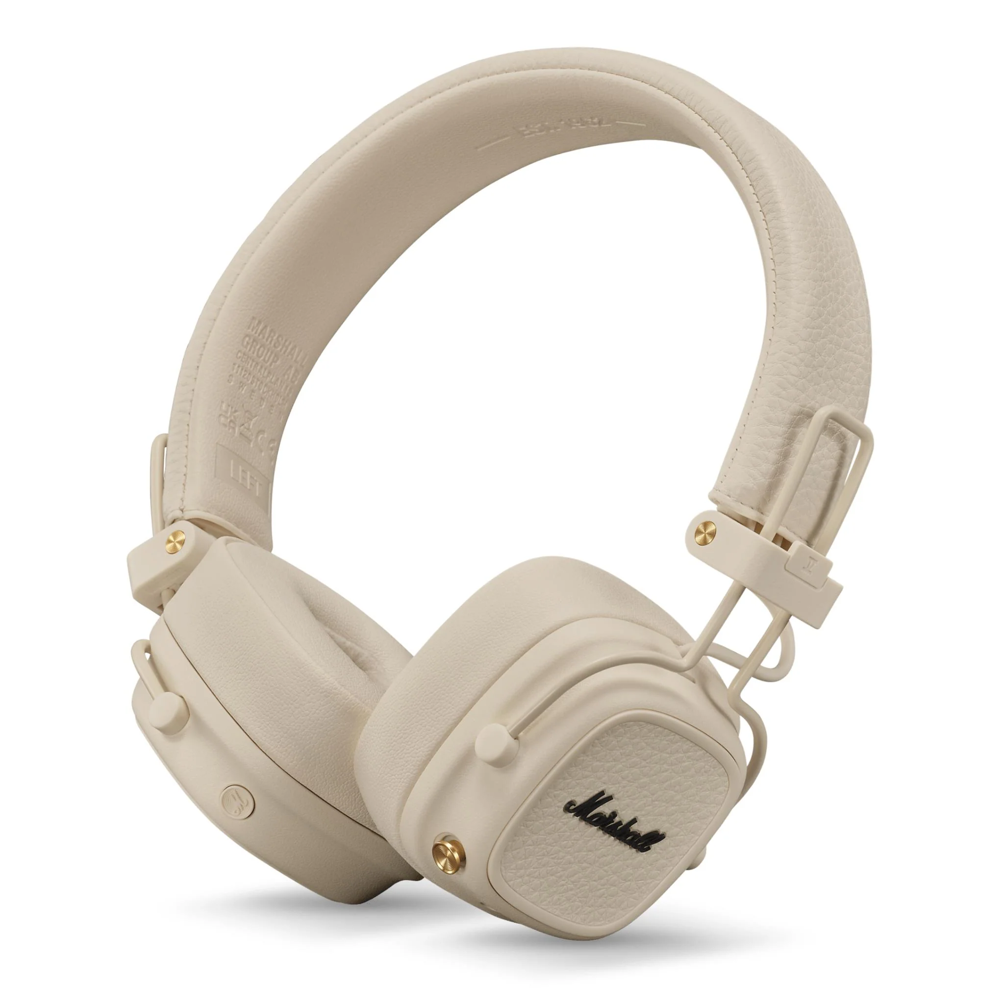Беспроводные наушники Marshall Major V, Кремовые (7340055401111)