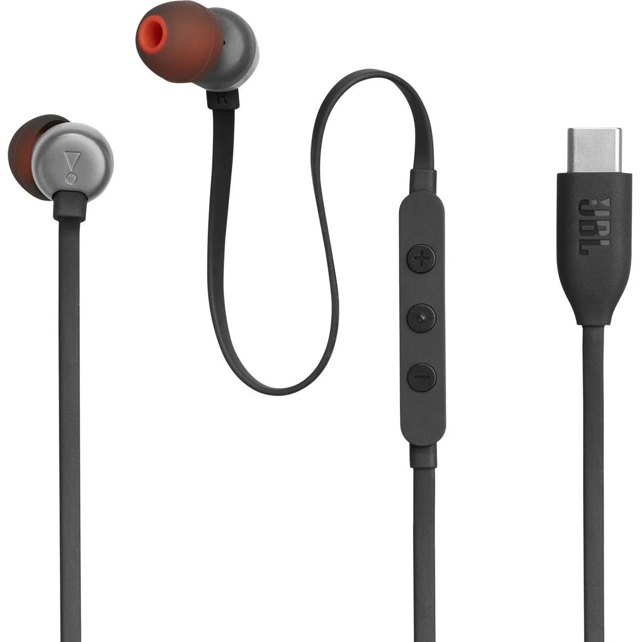 سماعات أذن سلكية داخل الأذن JBL T310C باللون الأسود