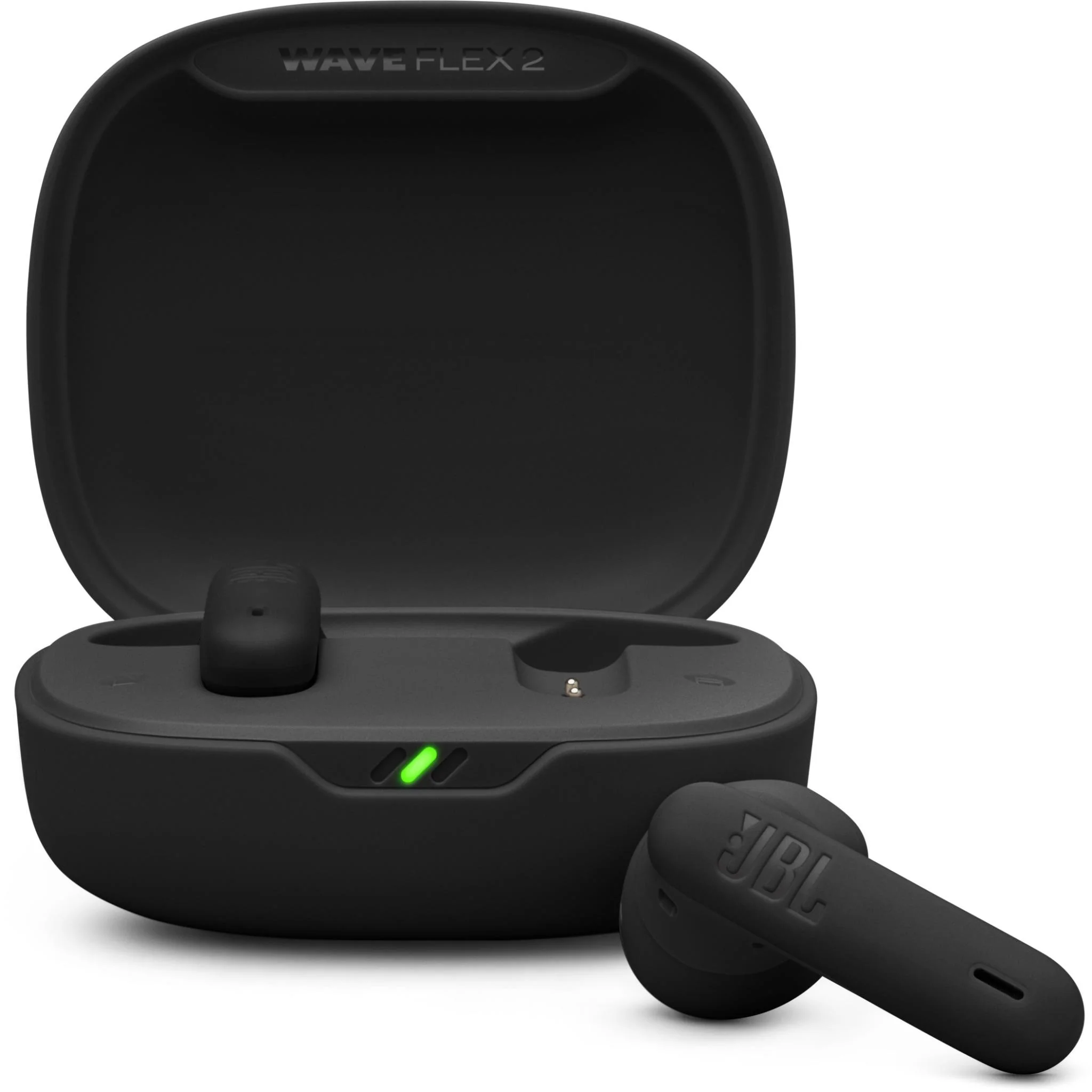 سماعات أذن لاسلكية JBL Wave Flex 2 باللون الأسود
