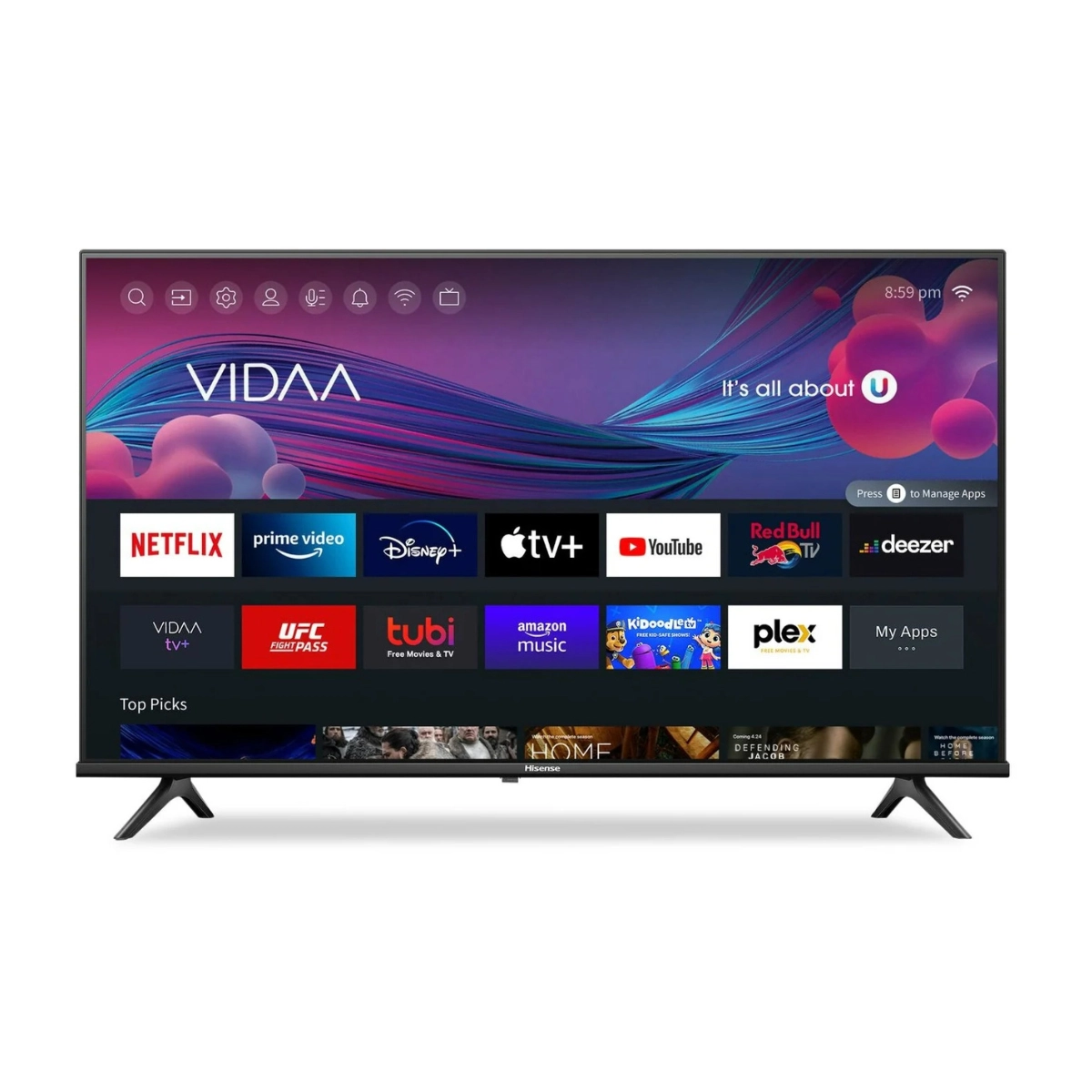 Hisense 40 inch LED VIDAA Smart TV
