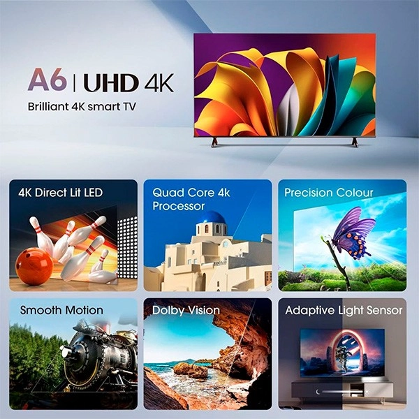 Hisense 43 inch LED 4K UHD Smart TV A61N