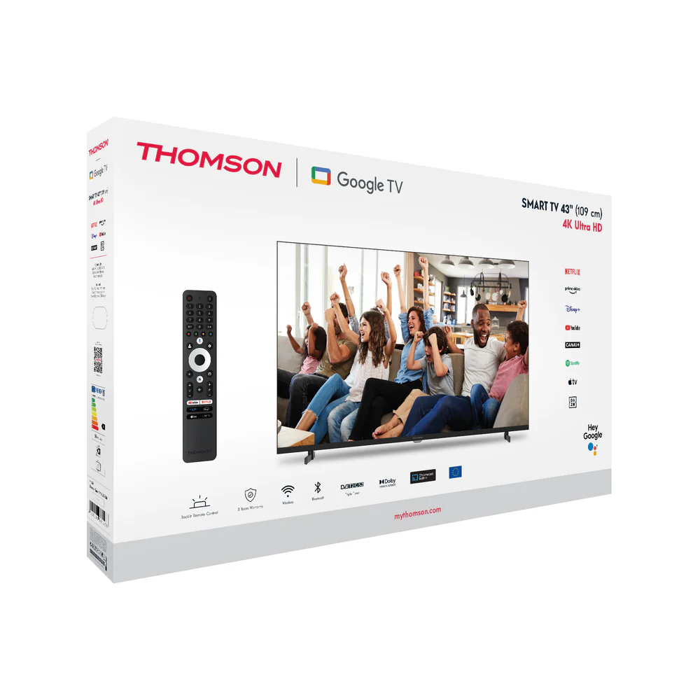 Thomson 43 inch UHD Side Feet TV