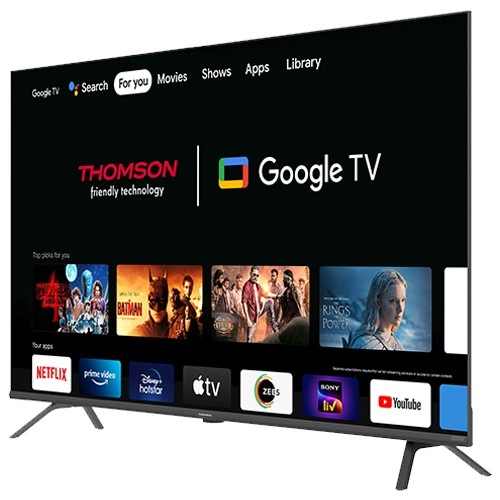 تلفزيون Thomson 65 بوصة QLED بأرجل جانبية