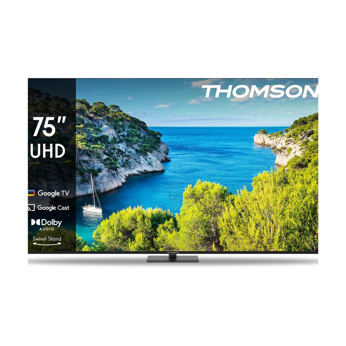 Thomson 75 inch UHD Central Stand TV