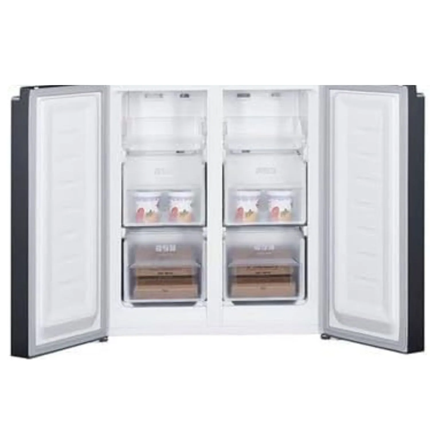 Sharp 4 Door Refrigerator 560L Inverter Black Glass