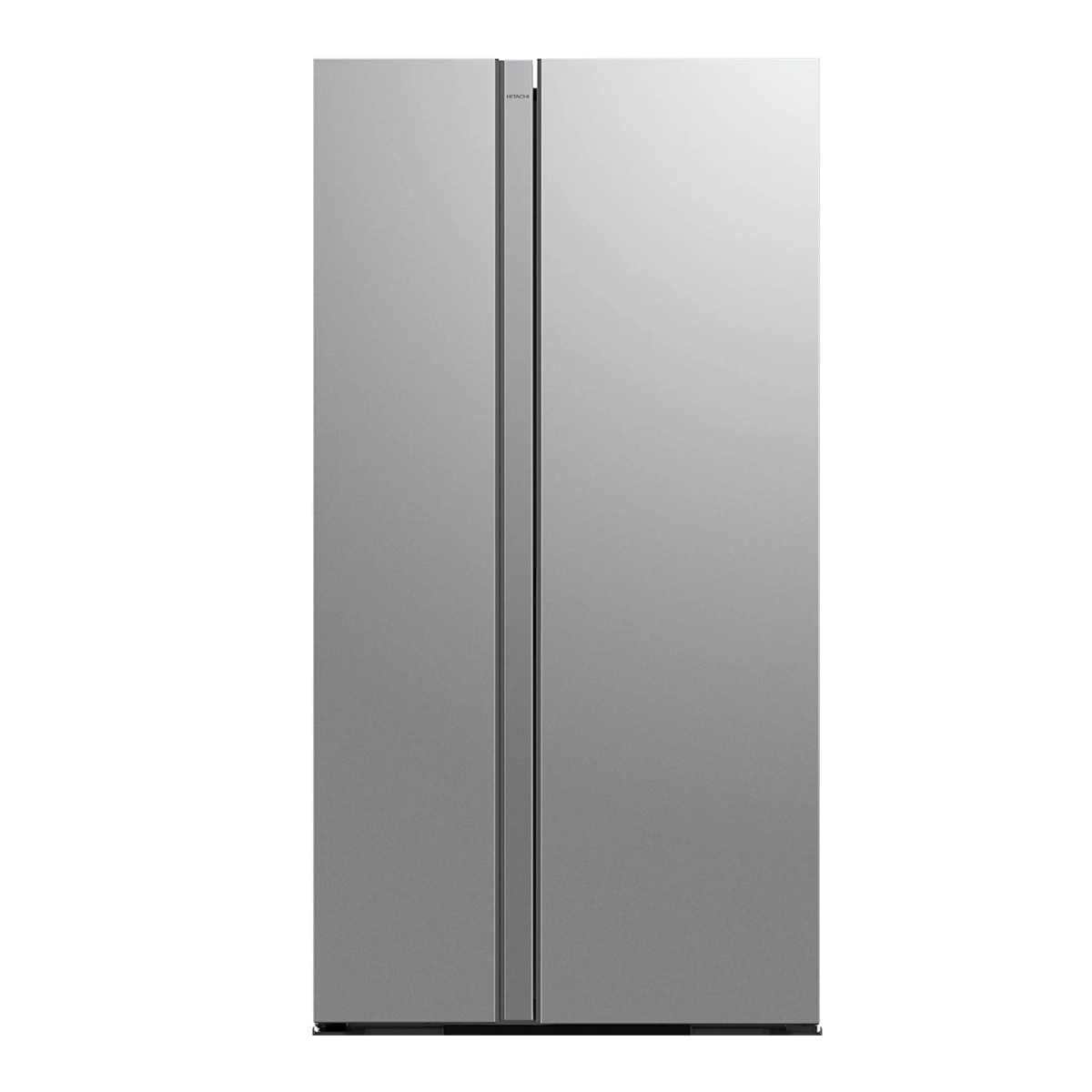 ثلاجة هيتاشي Side-by-Side سعة 700L زجاج فضي (RS700PUK0GS)