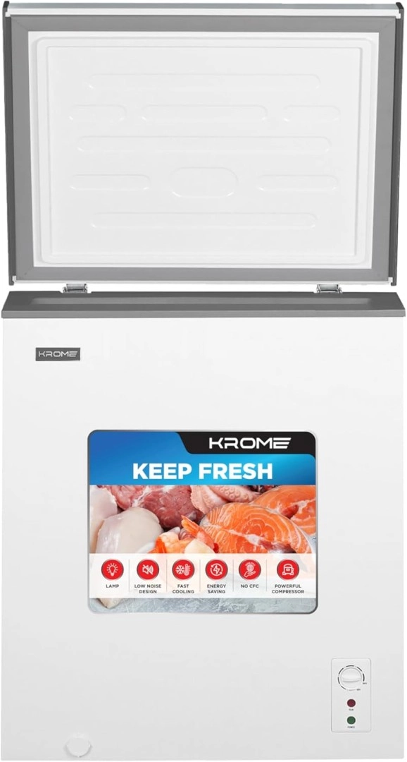 مجمد أفقي Krome سعة 165L (KR-CF165R)