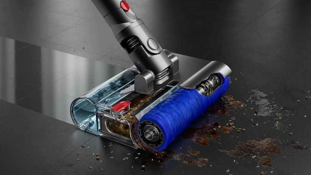 Пылесос Dyson V12s Detect Slim Submarine SV46 Желтый Никель