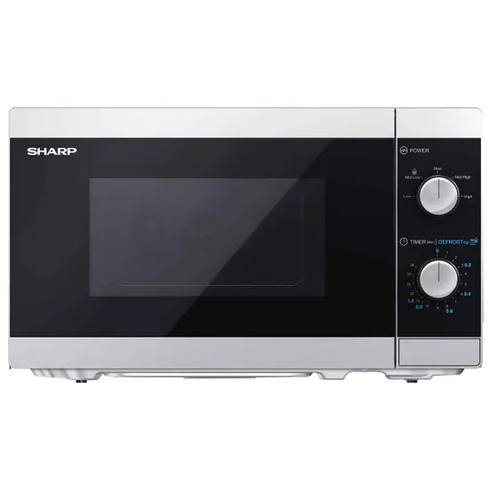 Sharp Microwave 20L Solo Mirror Glass Silver
