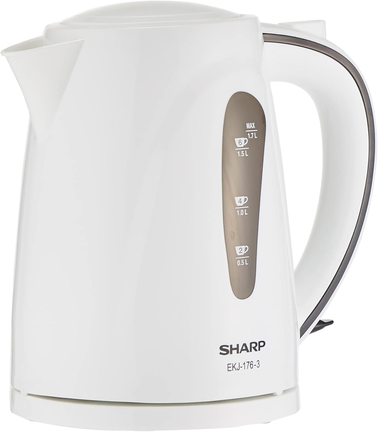Sharp Пластиковый Электрочайник 1.7L Белый