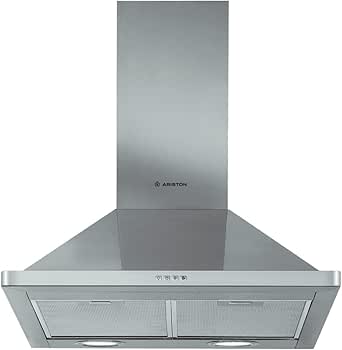 Ariston Canopy Hood 60cm 2 Halogen Lights Stainless (AHPN64FLMX1)