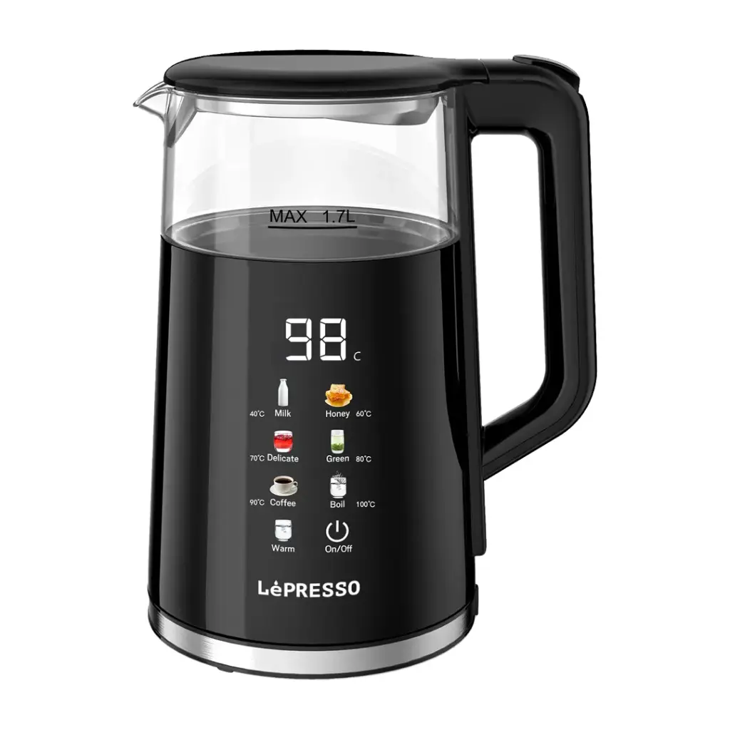 Электрический чайник LePresso Window 1.7L Multi-Temperature Display (LPCFFM0037)
