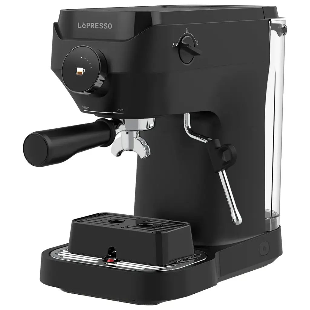 LePresso LuceNero 19 Bar Coffee Machine LCD Screen (LPCFFLN0081BK)