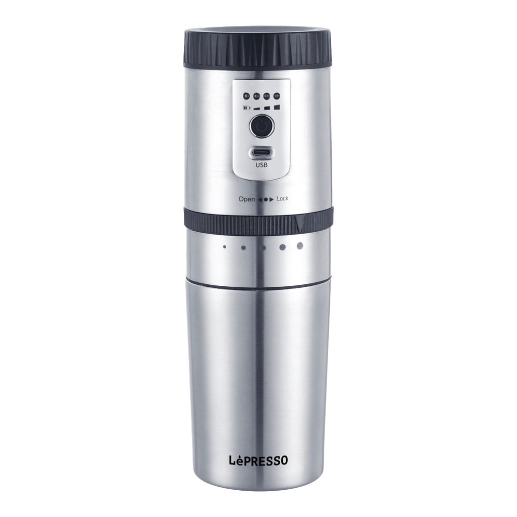 LePresso Portable Drip Coffee Maker with Burr Grinder 250ml (LPGCMSM)