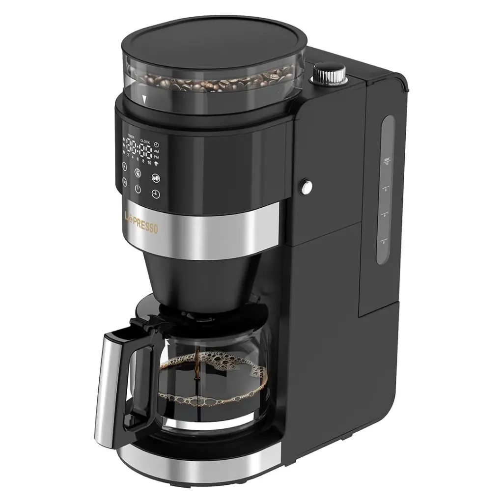 LePresso Coffee Brewer with Bean Grinder 1.35L Digital Control (LPCFFM0043)