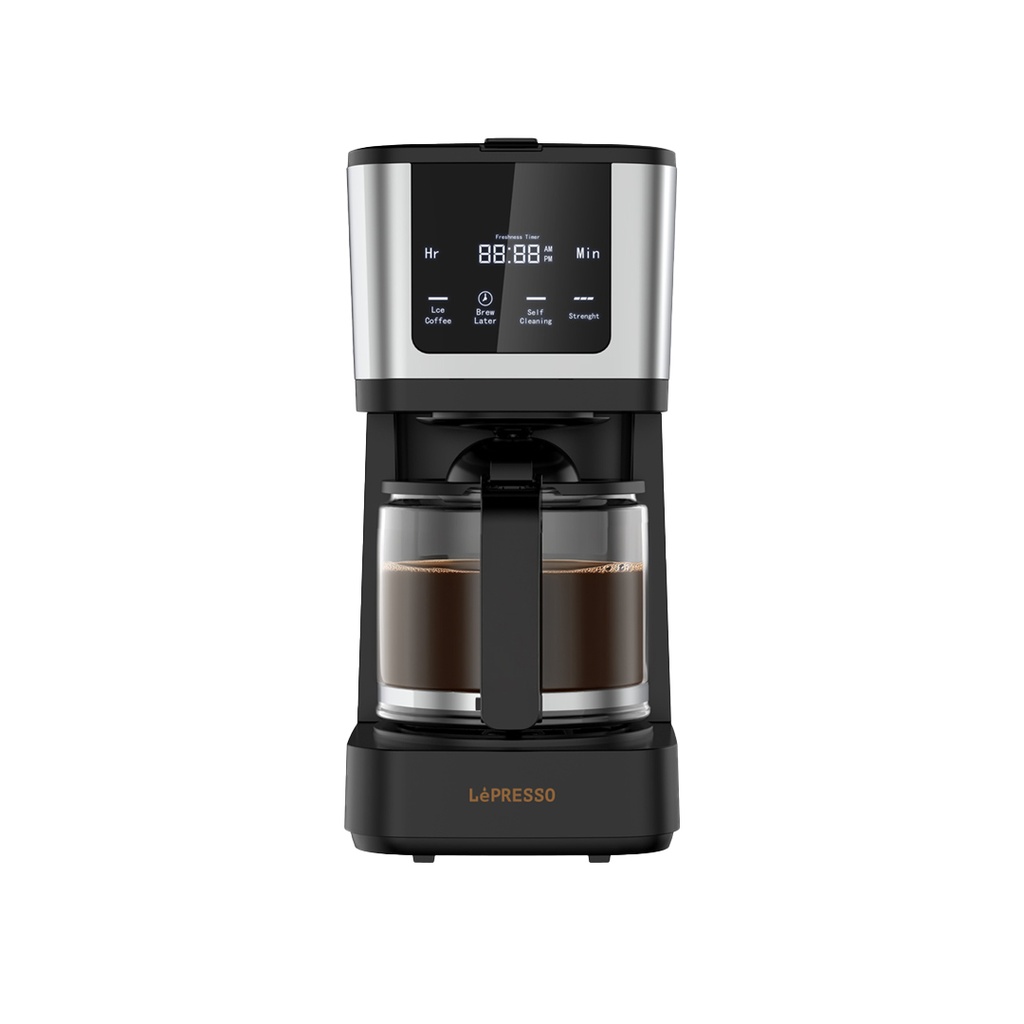 LePresso Rich Brew Coffee Machine Touch Display 1.25L (LPCFFM0006-BK)