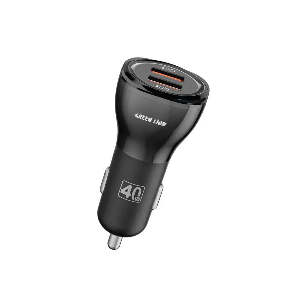 شاحن سيارة Green Lion Dual QC3.0 40W