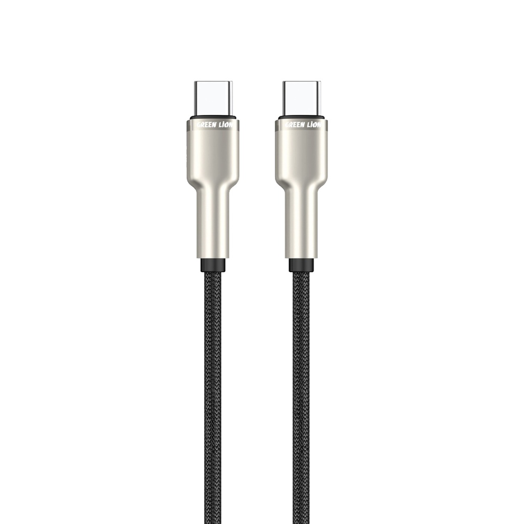 Green Lion USB-C to USB-C Braided Cable 1m 60W