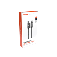 Porodo Woven Braided USB-A to USB-C Cable Aluminum Shell 1.2m