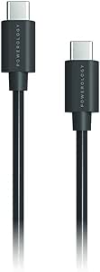 Powerology PVC Type-C to Type-C Data and Fast Charge Cable 100W 2m