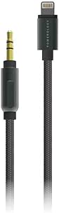 Powerology Aluminum Braided Audio Cable Lightning to 3.5mm AUX 1.2m