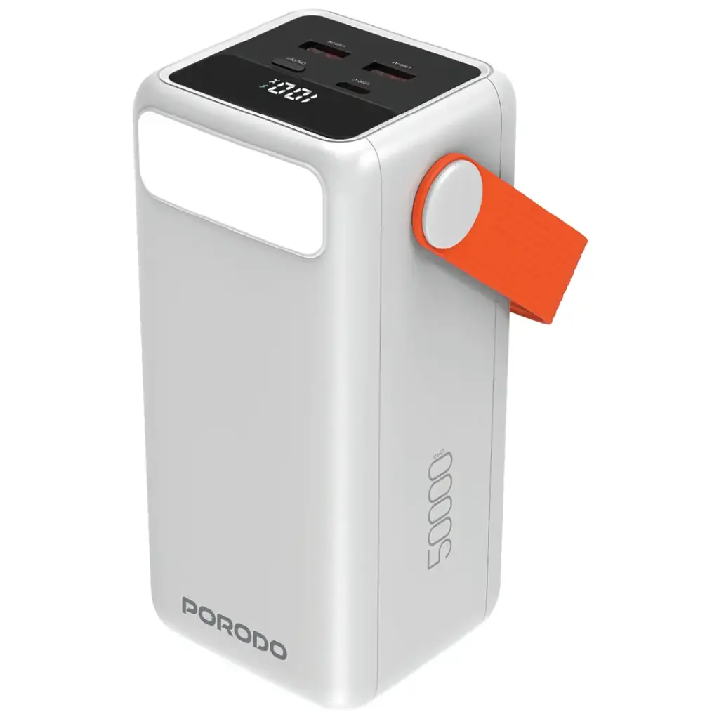 Porodo PortaPower 50000mAh Power Bank with Built-In LED Lighting