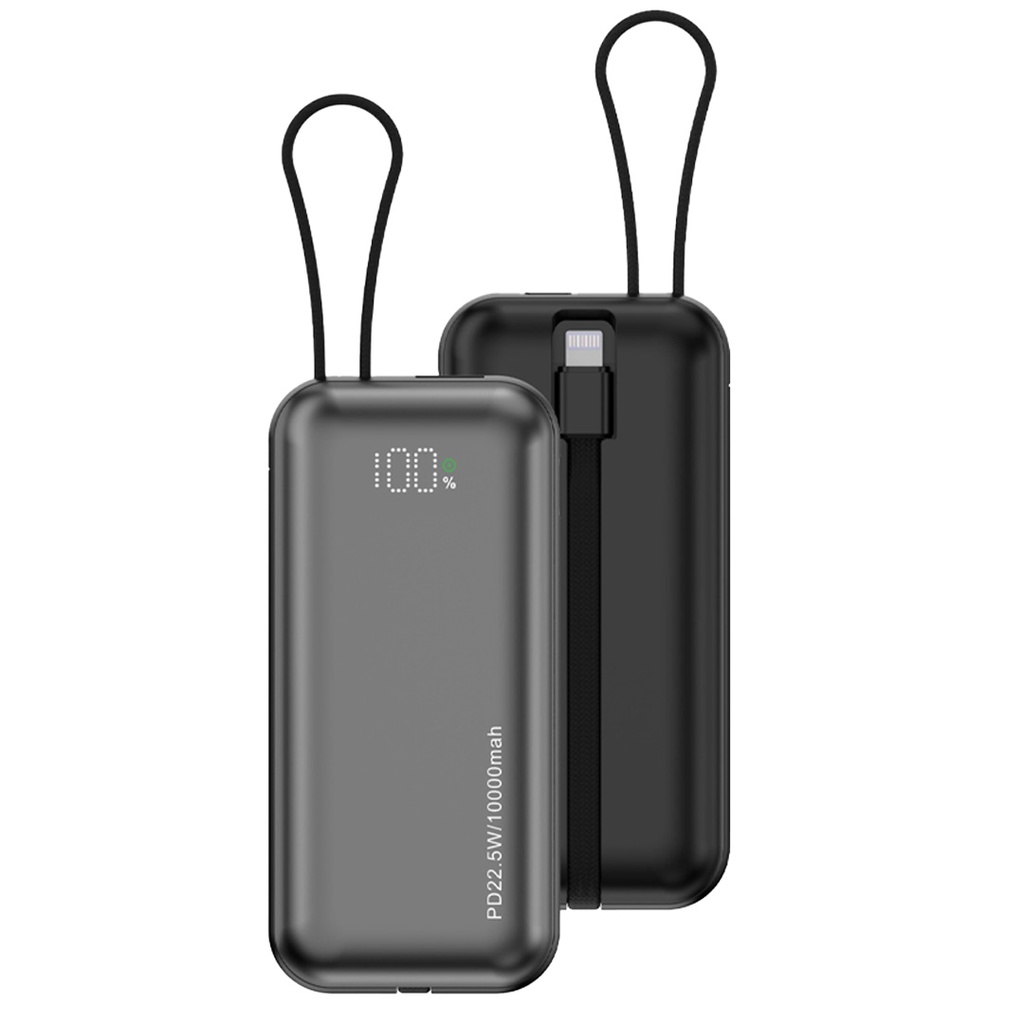 Porodo 10000mAh Power Bank Charge Two Devices Simultaneously