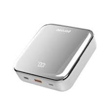 Porodo 20000mAh Mirror Power Bank with Built-In Charge & Re-Charge Cables