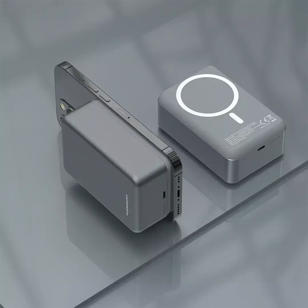 Powerology 30000mAh MagSafe Aluminum Power Bank