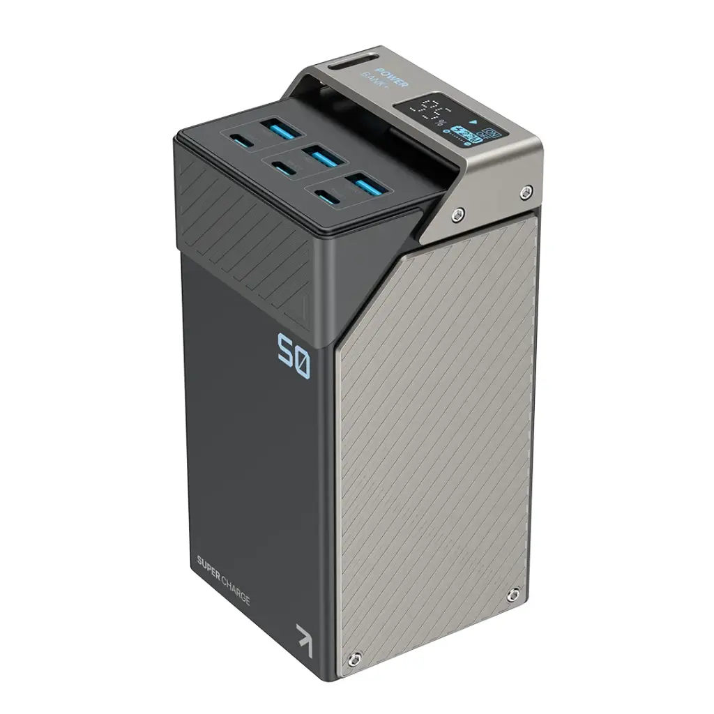Powerology 50000mAh 65W Power Bank 3*PD Type-C