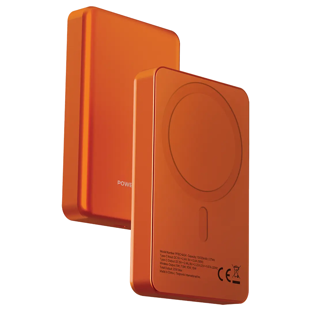 Powerology Spetelli 10000mAh Aluminum MagSafe PD 20W Power Bank