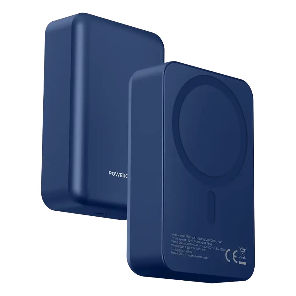 Powerology Spetano 20000mAh Aluminum MagSafe PD 20W Power Bank