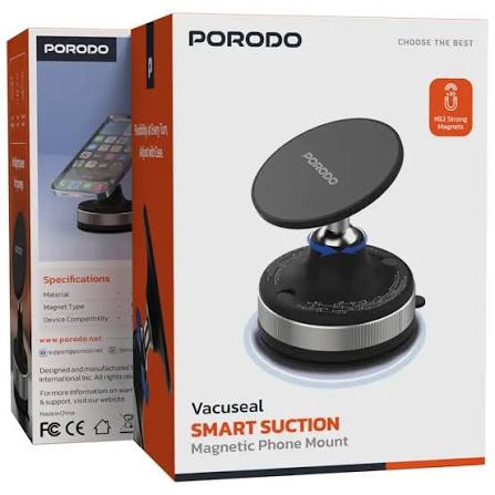 Porodo Vacuseal Умный Вакуумный Магнитный Держатель