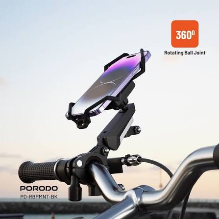 Porodo Амортизирующее Велокрепление для Телефона