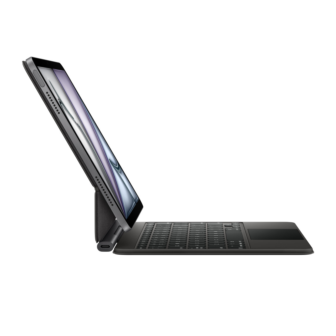 Apple Magic Keyboard لجهاز iPad Air مقاس 11 بوصة (M3/M2/الجيل الخامس/الجيل الرابع) باللغة الإنجليزية الأمريكية (أسود)