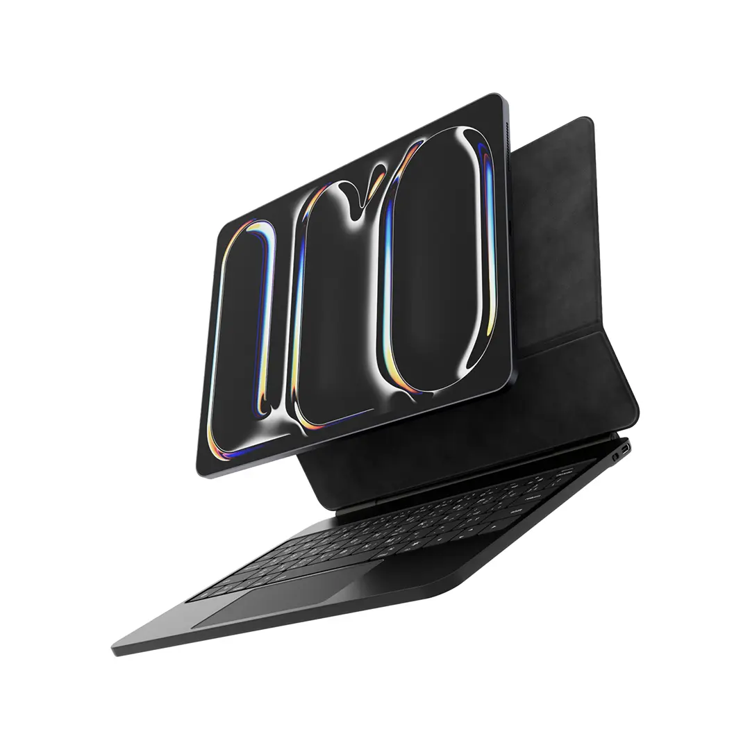 Powerology Smartcase Pro+ غطاء لوحة مفاتيح لاسلكي iPad Pro 11” (M4)