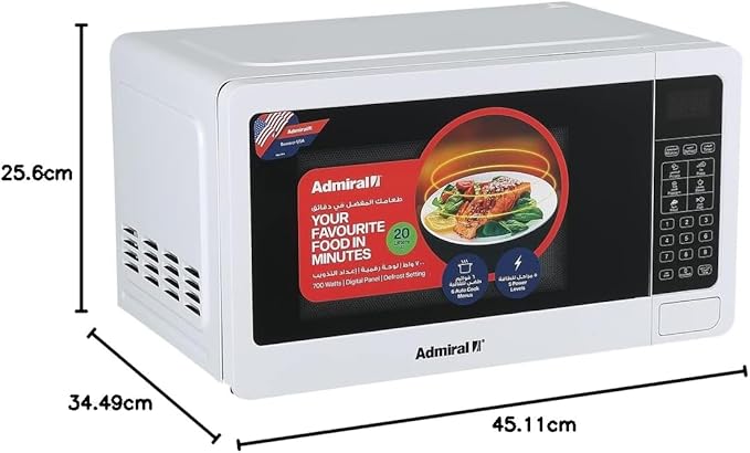 Admiral Microwave Oven 20L White