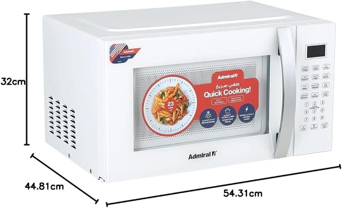 Admiral Microwave Oven 23L White