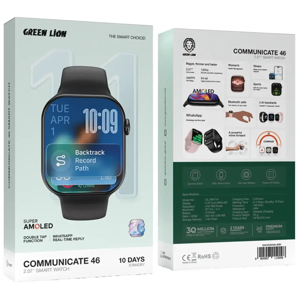 ساعات ذكية Green Lion Communicate 46 46 mm