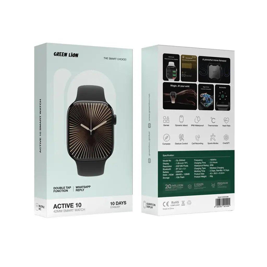 Green Lion Active 10 Smart Watch 42 mm